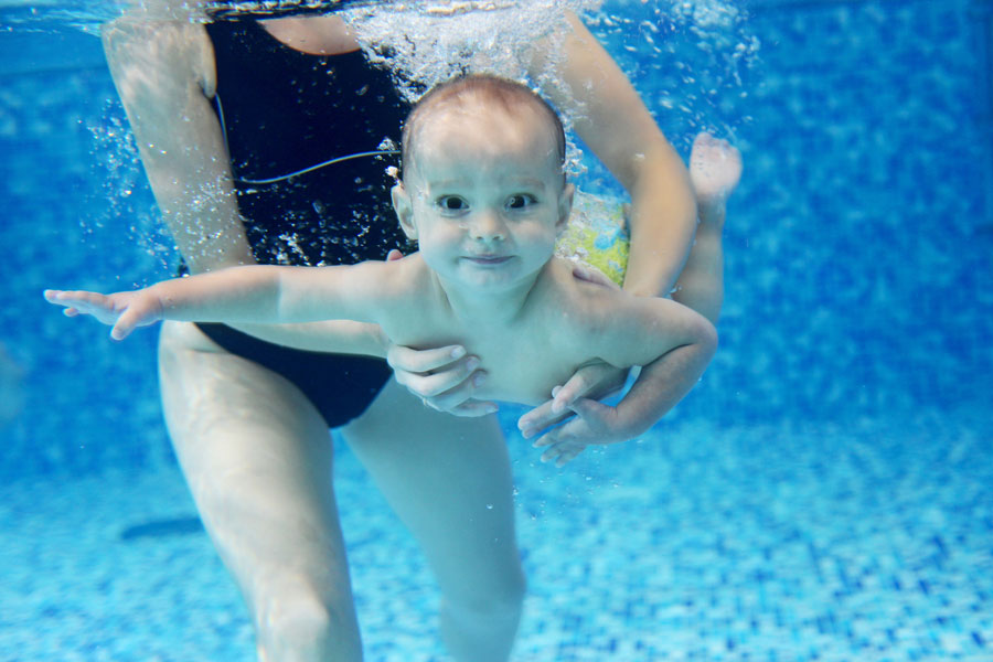 La Importancia de los estímulos acuáticos para el bebé