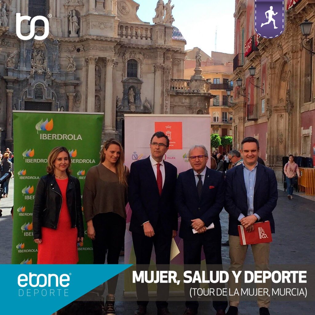 cartel mujer salud y deporte
